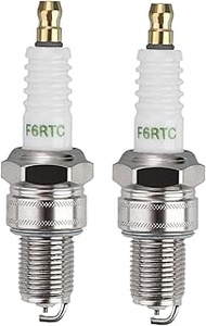Pack of 2 F6TC Spark Plug Replacement, Car Spark Plug Compatible with Ngk Bpr6Es, Wr7Dc Denso W20Epr