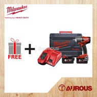 MILWAUKEE FUEL 1/2 MID TORQUE IMPACT WRENCH WITH FRICTION RING M18 FMTIW12-502X WITH EXTRA FREE GIFT
