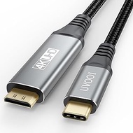 UVOOI USB C to Mini HDMI Cable 6FT, High Speed USB Type-C to Mini HDMI 2.0 Cord (4K@30Hz,2K,1080P,HDR,3D,ARC) for MacBook, iPhone 15/Pro, Galaxy 23/22, iPad Pro, Steam Deck, Laptop to Portable Monitor