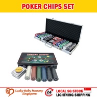 POKER Chips Set - Suitcase - Casino - Gambling - Chips - Token - Texas