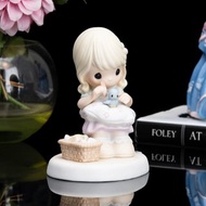 Precious Moments因為你世界不同 2007會員限定水滴手繪陶瓷公仔