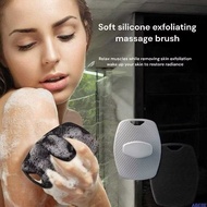 NECK 1pc Massage And Scrub Brush Oval Shower Brush Soft Bristle Shower Brush Silicone Shower Brush
