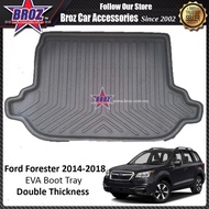 Ford Forester 2014-2018 EVA Copolymer Car Boot Tray Luggage Cargo Trunk Tray