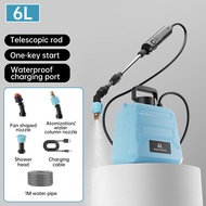 6L/9L Electric Sprayer Pump 2-Speed Gear Switch Adjustable Spray Distance for Courtyard Watering/Veg