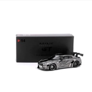 Mitsubishi GT Model M Internal Combination Engine (GT-84) - Mini GT 84 LB Works Nissan GTR R35 Black