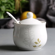 Seasoning box//// Ceramic Oil-splashed Chili Jar Creative Ceramic Seasoning Jar Kitchen Seasoning Bo