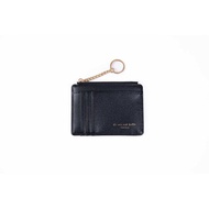 Card Holder Keychain With Zipper Pocket 2 Display Pocket & 6Card Slots PU