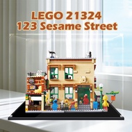 Lego Transparent Acrylic Display Box For Lego 21324 123 Sesame Street Popmart Figurine Labubu Zimomo