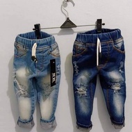 BOYS' JEANS WITH RIP PATTERN 1-9 YEARS