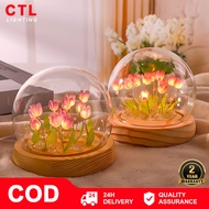 Tulip Light DIY Night Lamp Light Homemade Flower Light Creative Atmosphere Flower Lamp INS Girl Bedr