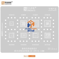 0.12mm Amaoe SU2 For SPREADTRUM SC CPU BGA Stencil IC SC9850 SC651E  SC6820 SC9820A SC6500D SC6533G 