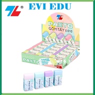Box of 30 Pastel Pazto Thien Long unscented erasers E-010 / E010