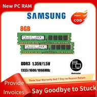 [3 năm bảo hành] Samsung DDR3/3L 8GB ECC unbuffered UDIMM PC3-12800E 1600 bộ nhớ
