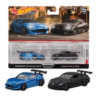 Hot Wheels Premium Twin Pack Pandem Subaru BRZ & Lexus RC F GT3