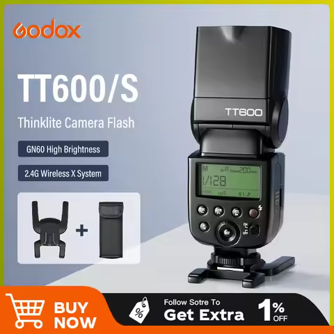 Godox TT600/TT600S Camera Flash 2.4G Wireless GN60 Master/Slave Camera Flash Speedlite for Canon Nik