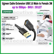 Ugreen Cable Extension USB 3.0 Male to Female 3M - up to 5Gbps - SKU 30127