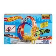 [預訂2505] Mattel - GND92 Hot Wheels：Energy Track Track Set 風火輪：雙迴旋火圈軌道組