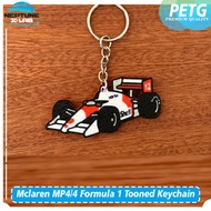 GANTUNGAN Mclaren MP4/4 Formula 1 Tooned Keychain F1Keychain