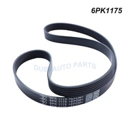 6PK1175 V-Ribbed Belt For RENAULT 19 II Chamade 1.9 dT 1992-1995 MAZDA 121 III 1.25 1996-2003 VOLVO 