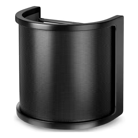 Universal Microphone Pop Filter Condenser Microphone PC Studio Recording Metal Windscreen for Mic Po