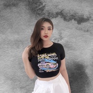 Women's Highway Car Crop Top (LD 88, P 40) RIB material / women's crop top / latest women's crop top