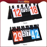 [PETSOLA] Table Scoreboard Flip Table Scoreboard Scoreboard for Basketball Tennis