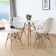 OKURA Nordic Curvy Designer Office Chair Modern Home Living / Study Bedroom / Showroom / Pantry / Re