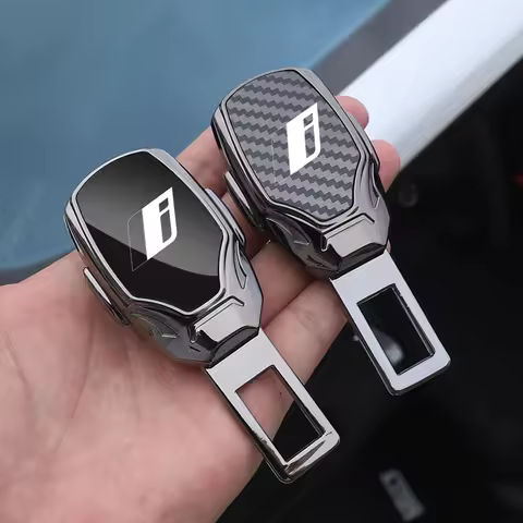 1pcs Car seat belt locker carabiner extender insurance belt insert buckle for BMW i Z Series i3 i01 