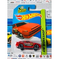 Hot Wheels Toyota Corolla Ae86 Ae-86 Red Trueno