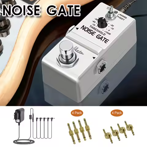 Noise Gate Pedal Noise Killer Guitar Pedal Noise Suppressor Effect 2 Modes for Electric Guitar and B