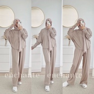 ZOEY ONE SET BATWING | Non-Nursing Suit Oversized/ Rayon Spandex T-Shirt/