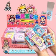 [Delivered From Taiwan] Labubu Dress Up Doudouben Mini Cute Sticker Pocket Small Notebook High-Value
