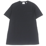 成色極佳的 BURBERRY 8083941 100%純棉圓領短袖T卹，飾有品牌標誌刺繡，黑色，S碼，正品，男士款