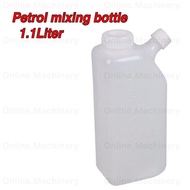 MIXER TANK PETROL 2T OIL MIXING BOTTLE 1.1L FOR HAND BLOWER/BRUSH CUTTER / CHAINSAW / KNAPSACK SPAYE