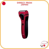[Direct From Japan]Panasonic men's shaver, 3 blades, bath shaving possible, red ES-RL15-R