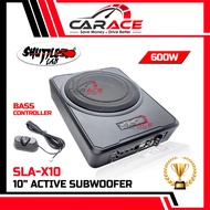 SHUTTLE LAB Subwoofer Underseat 10inch Active Subwoofer 10" Woofer Built-In Amplifier 600W SLA-X10 C