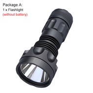 Super Bright Camping Flashlight 3000LM Jetbeam M30 SST70 LED Outdoor Flashlight Tac tical Switch use