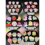 5pcs VARIOUS KINDS OF ACRYLIC CHARM BEADS ACRYLIC PATCH BUAY FLOWER MELODY SANRIO CUPCAKE ICE CREAM 