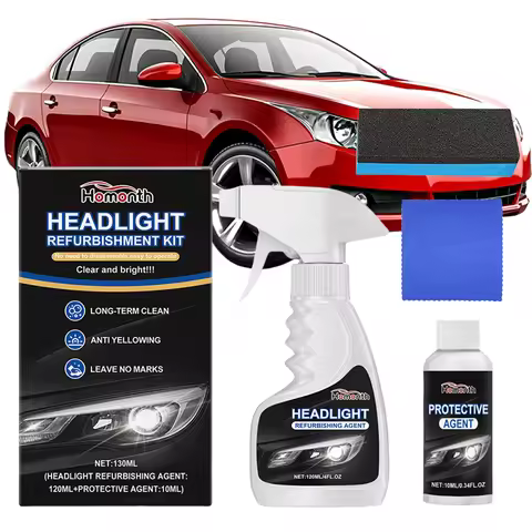 Car Headlight Restoration Polishing Kits Car Light Polisher Car Headlight Cleaner and Restorer Kit f