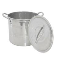 ROSH STOCK STAINLESS POT 12QT 5LITER 23CM THICK ANTI-RUST ORIGINAL HIGH POT