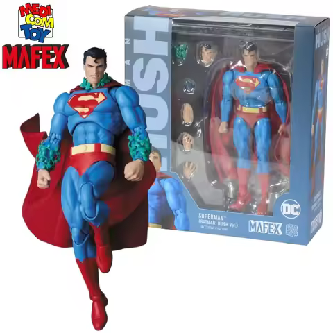 In Stock Re-release MAFEX No.117 Superman Hush Ver. Action Figrue Anime Model Toys