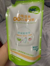 NAC NAC 奶瓶蔬果洗潔精補充包 600ML/包