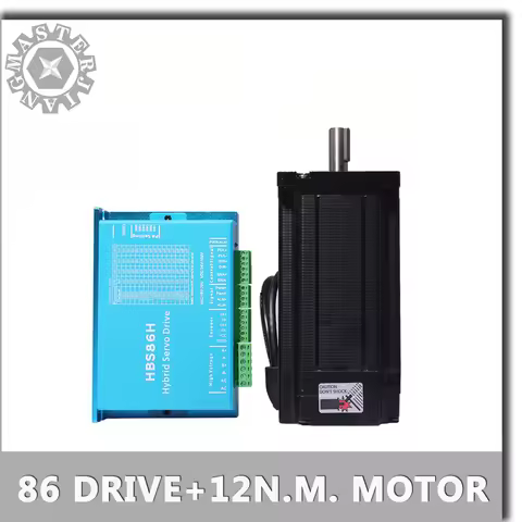 Nema 34 12NM Stepper Motor Driver Servo Motor 86HSE12N+HBS86H Closed-loop step drive/DL86 High Perfo