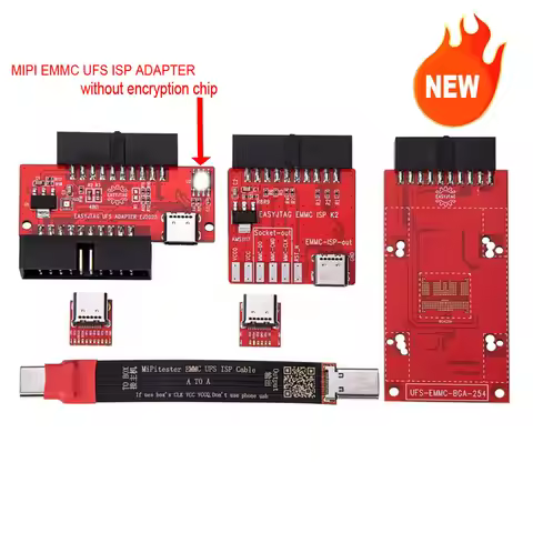 100% Original MIPITESTER MiPi Box ISP eMMC UFS EASY UFS BGA 254 ISP ADPATER(FOR OLD USER HAVE ENCYCL