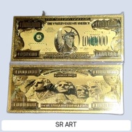 uang foil 1 juta dollar (million dollar)