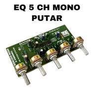 Terbaru Kit Equalizer 5 Channel Mono Potensio Putar