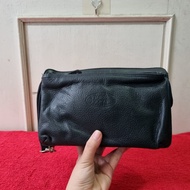 TAS HAND BAG PRIA KULIT ASLI SECOND IMPORT BLACK