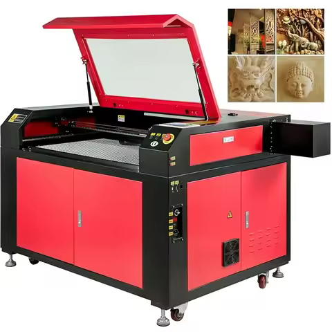 VEVOR CO2 9060 100W USB Support Laser Engraving Ruida Cut Machine Engraving Cutting Wood Acrylic Eng
