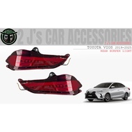 TOYOTA VIOS 2019 TO 2025 REAR BUMPER LIGHT / BREAK LIGHT / SIGNAL LIGHT / 2PCS / RED