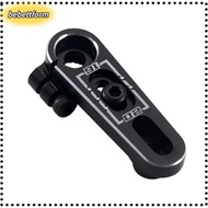 BEBETTKISS Steering Horn, Black Aluminum Servo Arm,  15.5 to 20mm Adjustable 7075 25T Servo Swing Ar